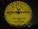 CARL PERKINS  vg- 78 on SUN 1956, PLAYS GREAT