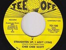 Funk/Deep Soul 45 - Chee Chee Scott - Straighten Up, I Ain't Lying - Tee Off mp3