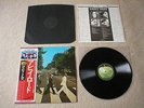 THE BEATLES Abbey Road JAPAN audiophile LP w/OBI *EX Sgt. Pepper/The White Album