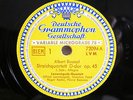 2x 78rpm LOEWENGUTH QUARTET - ROUSSEL String Quartet Op.45 - ORIGINAL DGG