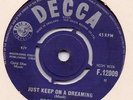 Freddie Starr Never cry on someone's Shoulder Decca F.12009 VG Joe Meek