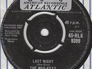 MAR-KEYS. - LAST NIGHT ,UK  LONDON,  45-HLK 9399,   '61