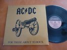 AC/DC FOR THOSE ABOUT TO ROCK.FIRST HISPAVOX REEDITION.RARER THAN INVERTED COLOR