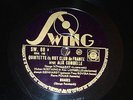 DJANGO REINHARDT & HOT CLUB DE FRANCE - Nuages - 78 tours Swing