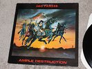 Jag Panzer Ample Destruction Iron Works LP Vinyl Record 4 Horseman cover VG++
