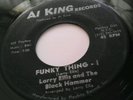  DEEP FUNK 45 LARRY ELLIS AND BLACK HAMMER FUNKY THING l & ll ORIGINAL
