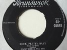 JIMMY DALEY & DING A LINGS Rock Pretty Baby UK Brunswick 05648 rockabilly 45