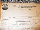 Chicago Talking Machine Company Order Book - circa 1918