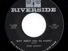 Mod Popcorn R&B 45 MARK MURPHY Why Don't You Do Right?/Fly Me To The Moon HEAR