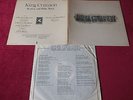 KING CRIMSON -STARLESS AND BIBLE BLACK - RARE UK PINK RIM ISLAND + INNER EX/EX 