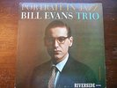Bill Evans Trio Portrait In Jazz Lp Riverside RLP 12-315 Mono Microgroove