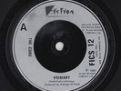 THE CURE 'Primary' RARE UK One-sided 7