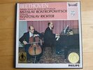 Philips 835 182-3 stereo 2lp Beethoven cello sonatas Rostropovich Richter