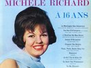 MICHELE RICHARD: A 16 Ans (RARE 1st Album Meteor MET-2401 Vinyl LP VG+/VG+)