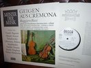 Ruggiero RICCI, Geigen aus Cremona, Vivaldi, Paganini, Handel, DECCA SMU 1104 St