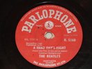 BEATLES - A Hard Day's Night -  INDIA prs. 78 rpm ***LOOK***