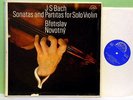 SUPRAPHON * Sonatas Partitas Solo Violin * BACH * Novotny * 3 lp * NM-
