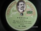 RARE 10 ¾” PHONOTYPE RECORD – FERNANDO DE LUCIA