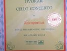 Asd358 Dvorak Cello Concerto Rostropovitch White/gold Label