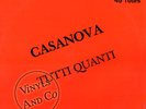 CASANOVA - Tutti Quanti [6'19] MAXI 45 TOURS France 1985 - ITALO Maxi-Single 12