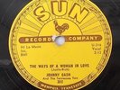 Johnny Cash  Sun Record 302  78 rpm  