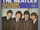 THE BEATLES 1965 YESTERDAY/ACT NATURALLY - 45 PICTURE SLEEVE ONLY - Capitol 5498
