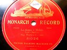 ENRICO CARUSO Monarch 81026 1SIDE OPERA 78 RIGOLETTO La Donna e Mobile