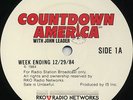 Countdown America with JOHN LEADER (Airdate: 12/29/1984) (4 LPs w/Cue Sheets)
