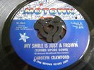 CAROLYN CRAWFORD - MY SMILE IS JUST A FROWN / I’LL COME RUNNING - VERY GOOD++