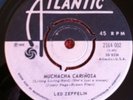 LED ZEPPELIN, CHILE SINGLE FROM 1970, M-, MUCHO AMOR