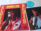 ELVIS PRESLEY 1st Press Burning Love LP w/BONUS PHOTO CAS-2595 Aloha from Hawaii