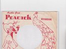 PEACOCK - Original company sleeve -         VERY   RARE 