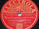 2x78rpm ELECTROLA DB WILHELM STROSS CHAMBER SOLO VIOLIN BACH BRANDENBURG CONC. 4