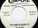 THE GYPSIES 45 Rock Around the Christmas Tree GROOVE Doo Wop CHRISTMAS #T96