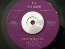 Modern Soul/Crossover 45 Prophecy - Rain In My Life ALL PLATINUM EX Lou Courtney