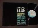 CANNONBALL ADDERLEY Somethin' Else LP MILES DAVIS Blue Note MONO DG RVG EAR