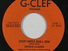Reggae 45 JOHNNIE CLARKE Every Knees Shall Bow on G-Clef VG++