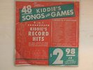 TunePac 4-in-1 Phongraph Kiddie Record Hits 48 KIDDIE'S SONGS & GAMES 78RPM 50s
