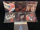 Judas Priest 7 LP Vinyl Record Lot: Sad Wings of Destiny Defenders of Faith ++