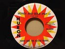 TEDDY AND THE ROUGH RIDERS, RARE GARAGE ROCKABILLY 45, MONEY AND GOLD, HURON, 62