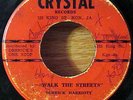 Reggae 45 DERRICK HARRIOTT Walk The Streets CRYSTAL Records Vg-