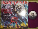 IRON MAIDEN, THE NUMBER OF THE BEAST, LP RARE PURPLE VINYL LIMITED EDITION NEW
