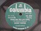 BOBBY VINTON ROSES ARE RED 1962 VERY RARE INDIAN PRESS 78 RPM COLUMBIA DB. 4878