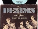 THE DENIMS Salty dog man 1966 RARE ORIGINAL NYC 60s GARAGE mod WITH P/S ??