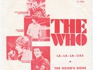 THE WHO La La La Lies ** Sweden 45 UNIQUE p/s garage psych STUNNING