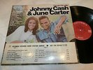 LP Johnny Cash & June Carter   Carryin' On With Columbia 2-Eye Mono Promo