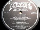 NAPALM DEATH Harmony Corruption 1990 UK EARACHE LTD. ED. w/LIVE LP + INSERT