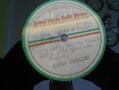 ARMED FORCES RADIO Service ELVIS PRESLEY Acetate Single Sided 78rpm