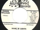 Freddie Williams - Name In Lights - Hollywood  Northern Soul