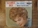 Sandra Dee,Dear Johnny,Decca  Label,with Picture Sleeve,Promo 45 RPM